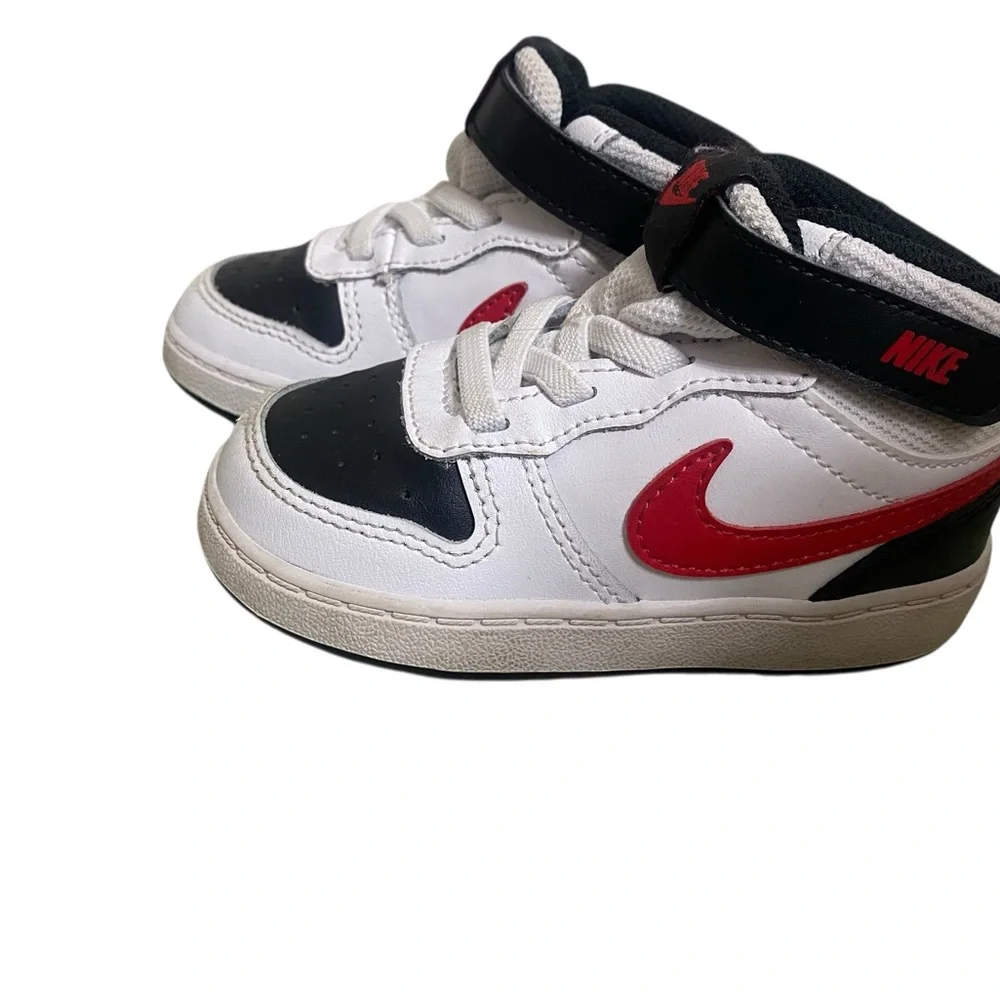 Nike Court Borough Mid 2 toddler shoes. -7C