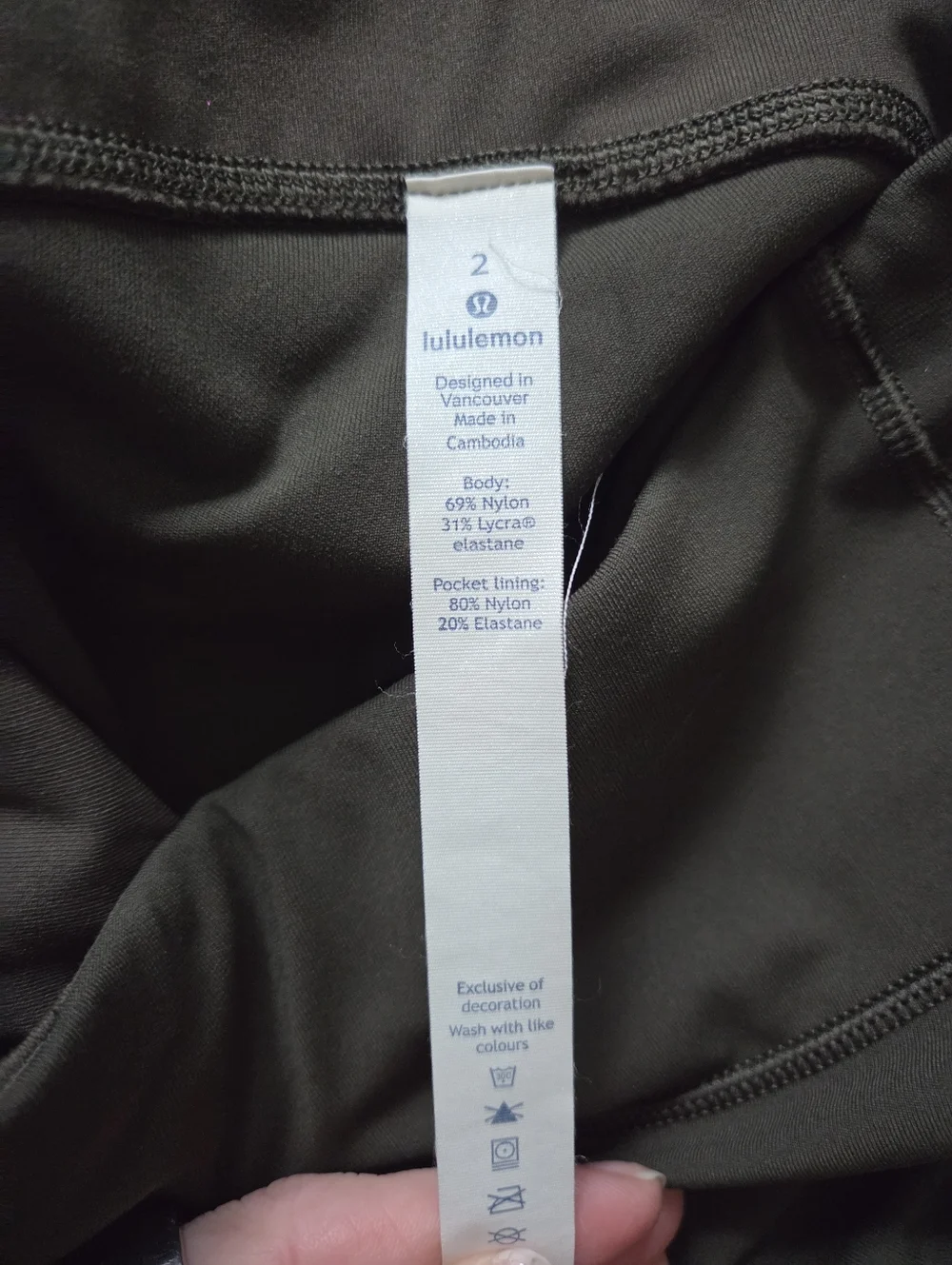 Lululemon Speed Up Tight Size 2 DWR 27