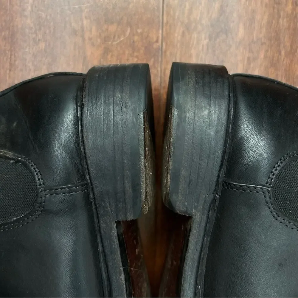 Rag & Bone Dartford Chelsea Boot in Black Leather, Size 7.5 EU37.5