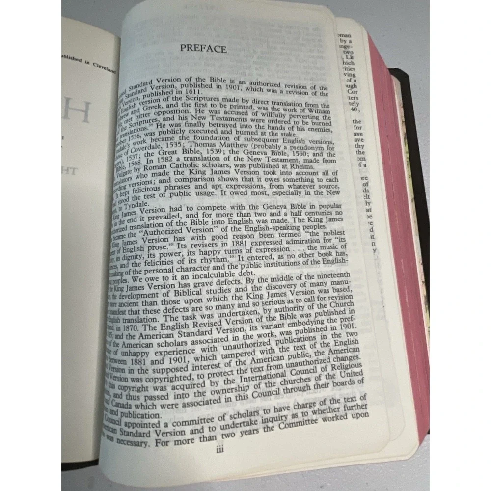 Holy Bible Red Letter Revised Standard Version 1971 World RS4