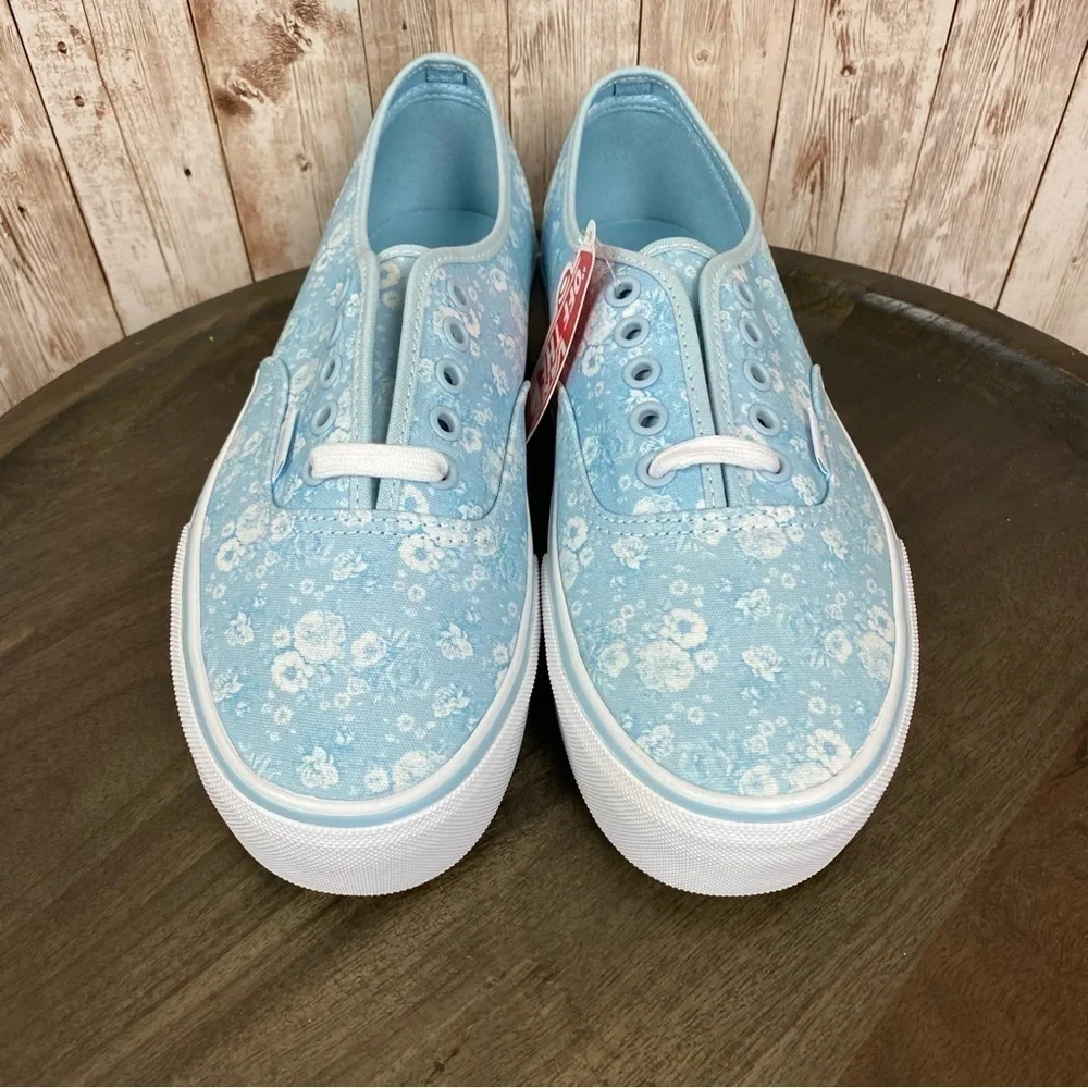 Vans Authentic Platform 2.0 Tonal Floral Canvas Sneaker Size 6.5‎ Women