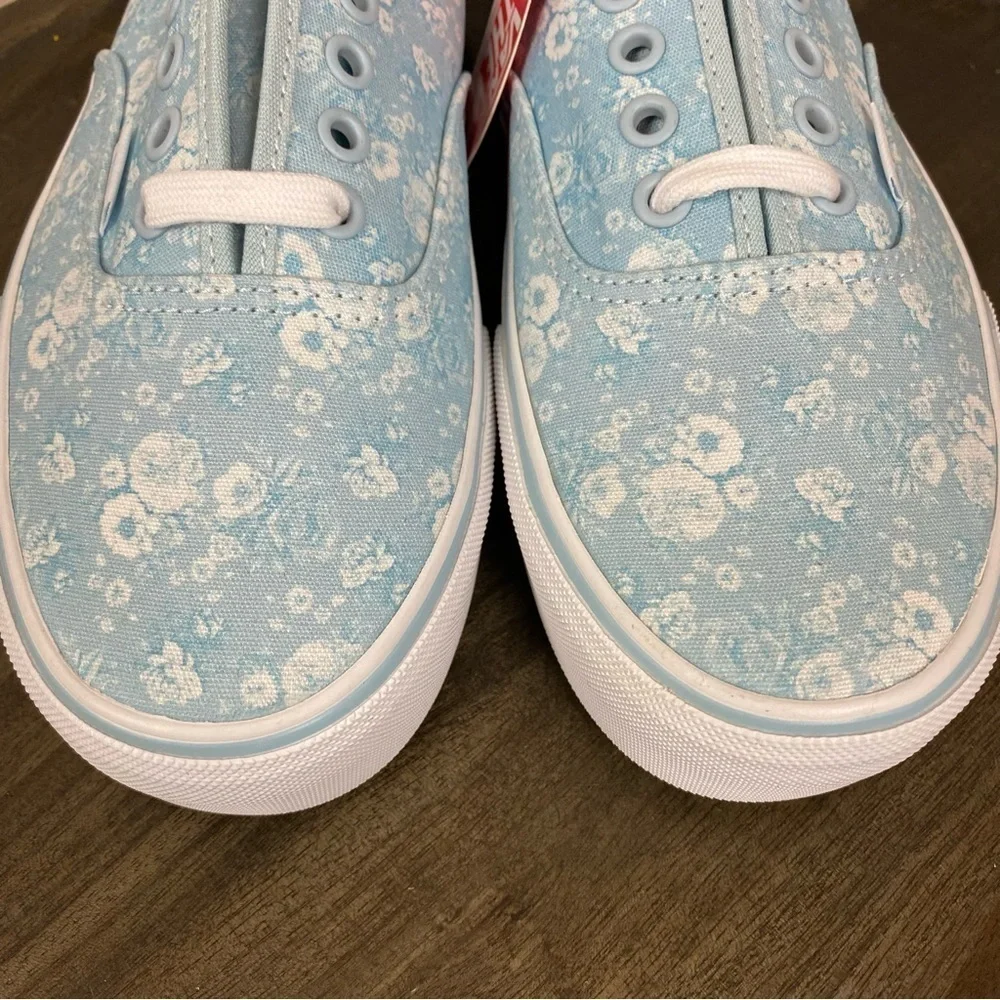 Vans Authentic Platform 2.0 Tonal Floral Canvas Sneaker Size 6.5‎ Women