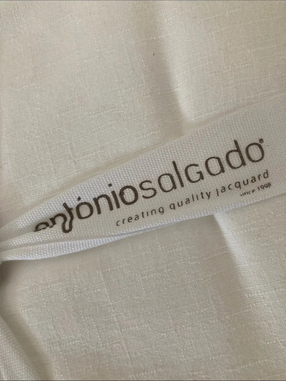 Antonio Salgado tablecloth White Cotton-Linen Tablecloth Portugal