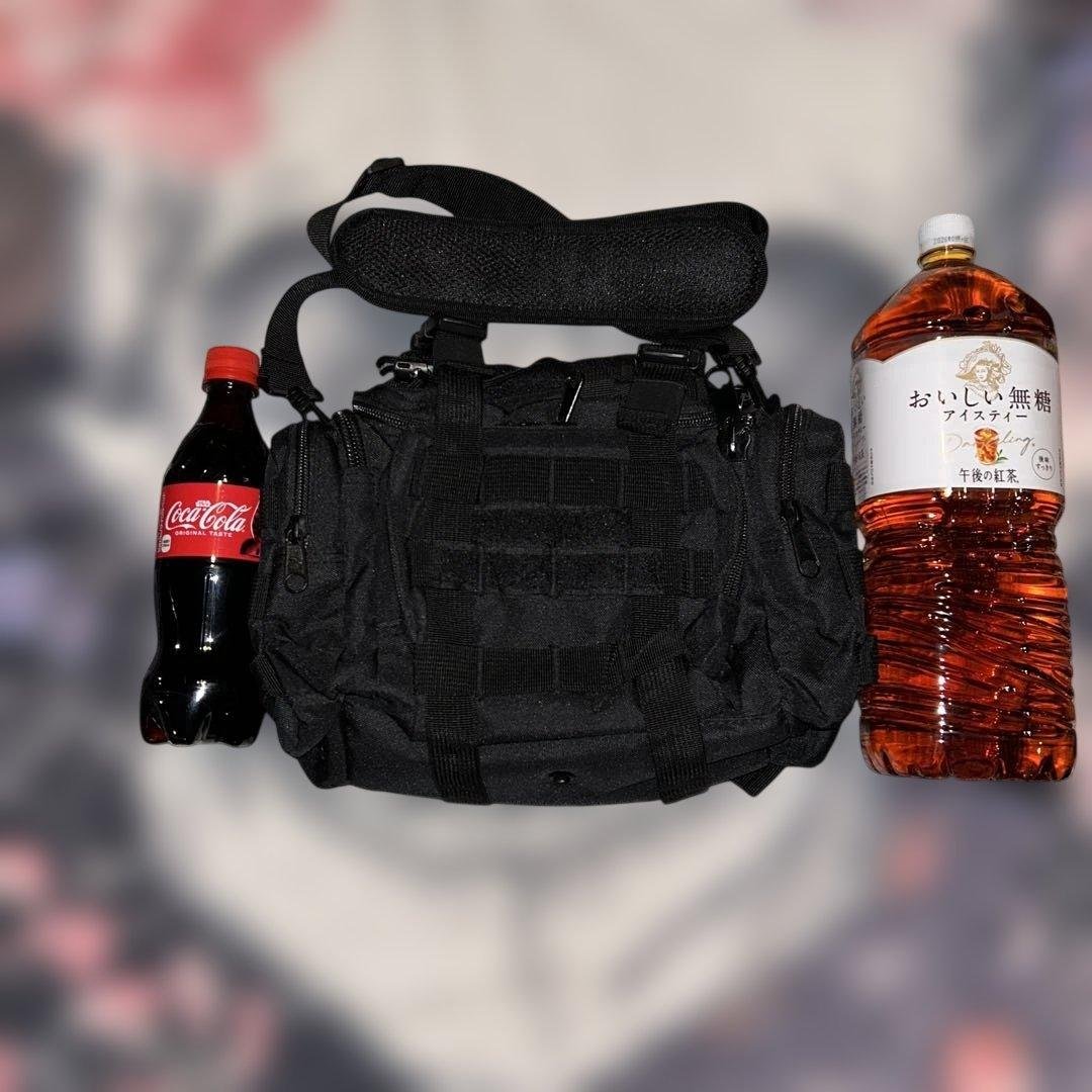 Black Tactical 3-Way Military Bag