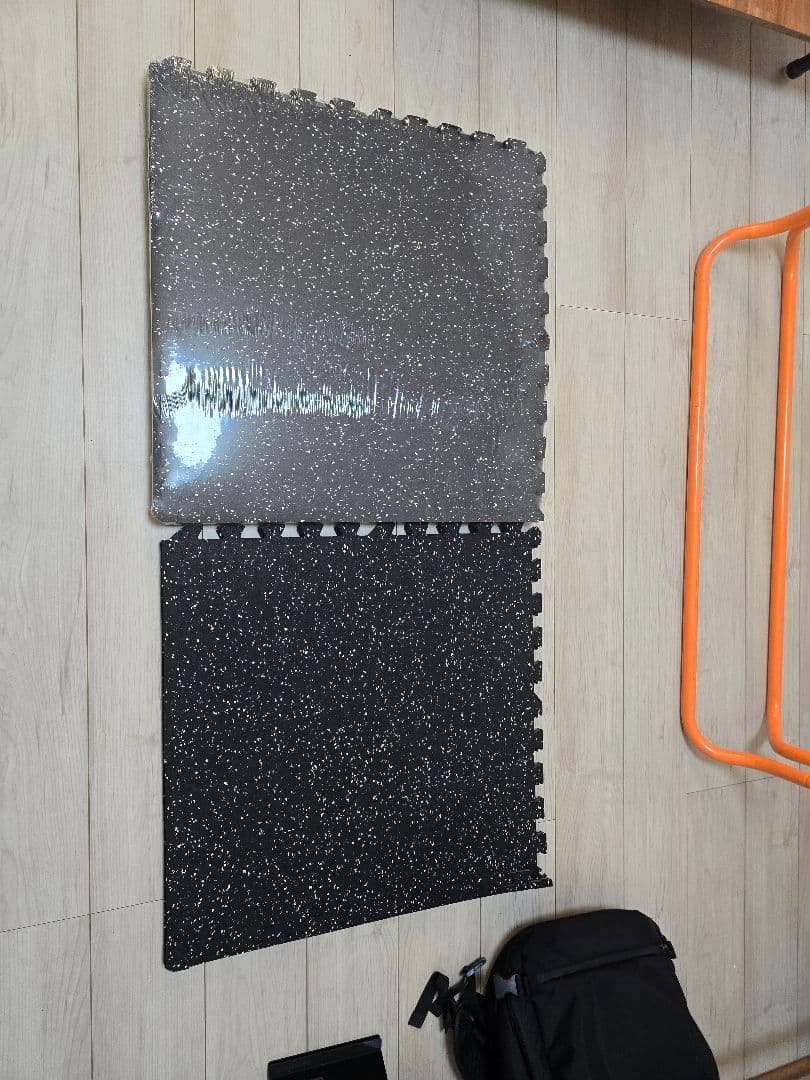 Soundproof Rubber Training Mat Set of 6, 60x60cm