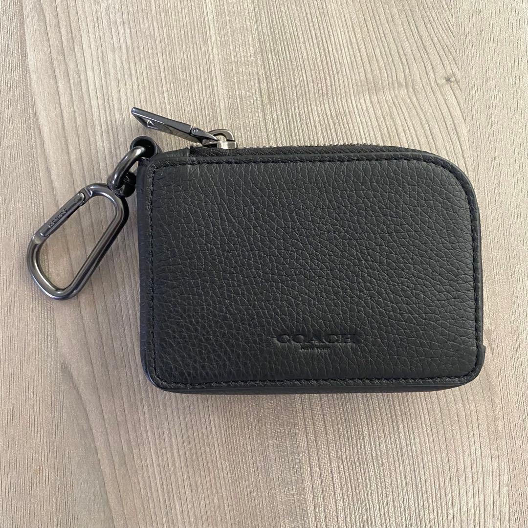 Excellent condition ✨ Sold out item 【COACH】 Coach L-Zip Case Black Retail price ¥28,600