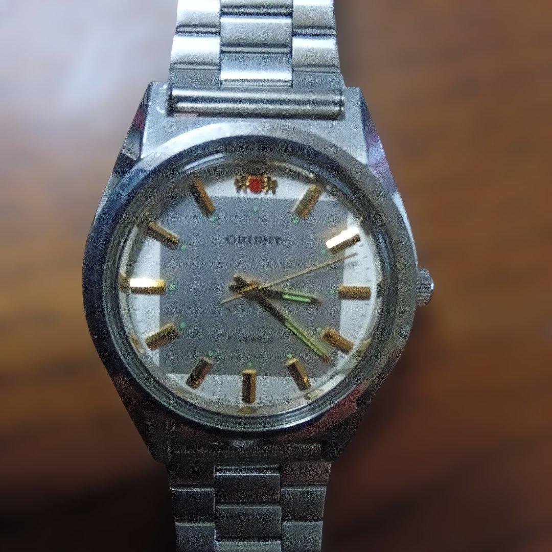ORIENT Hand-Winding Watch Silver 17 Jewels - Antique